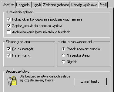 komunikacyjnego można przejrzeć otrzymane wiadomości oraz ustawić właściwości Serwisu komunikacyjnego.