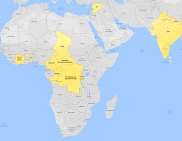 GDZIE DOCIERA POMOC? Burundi ss. Kan. Ducha Św. - Buraniro ss. Kan. Ducha Św. - Gatara ss. Karmelitanki - Gitega-Songa ss. Karmelitanki - Musongati Czad Diecezja Lai Lai Indie xx.
