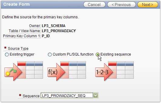 LP3_PROWADZACY wskaż atrybut P_ID. l.