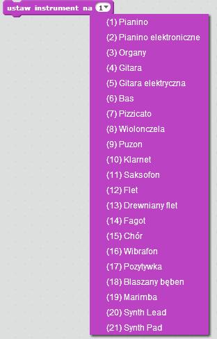 Część 4. Dodajemy dźwięk do poszczególnych duszków klawiszów pianina.