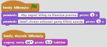 Skrypty pierwszego duszka ( klawisz C do) Ewaluacja Sprawdź za pomocą Metodnika, czy uczniowie zrozumieli polecenie i czy wykonali zadanie.