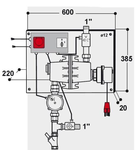 Stacje cyrkulacyjne Model 303 230 V/400 V - przeznaczony do pętli cyrkulacyjnej z