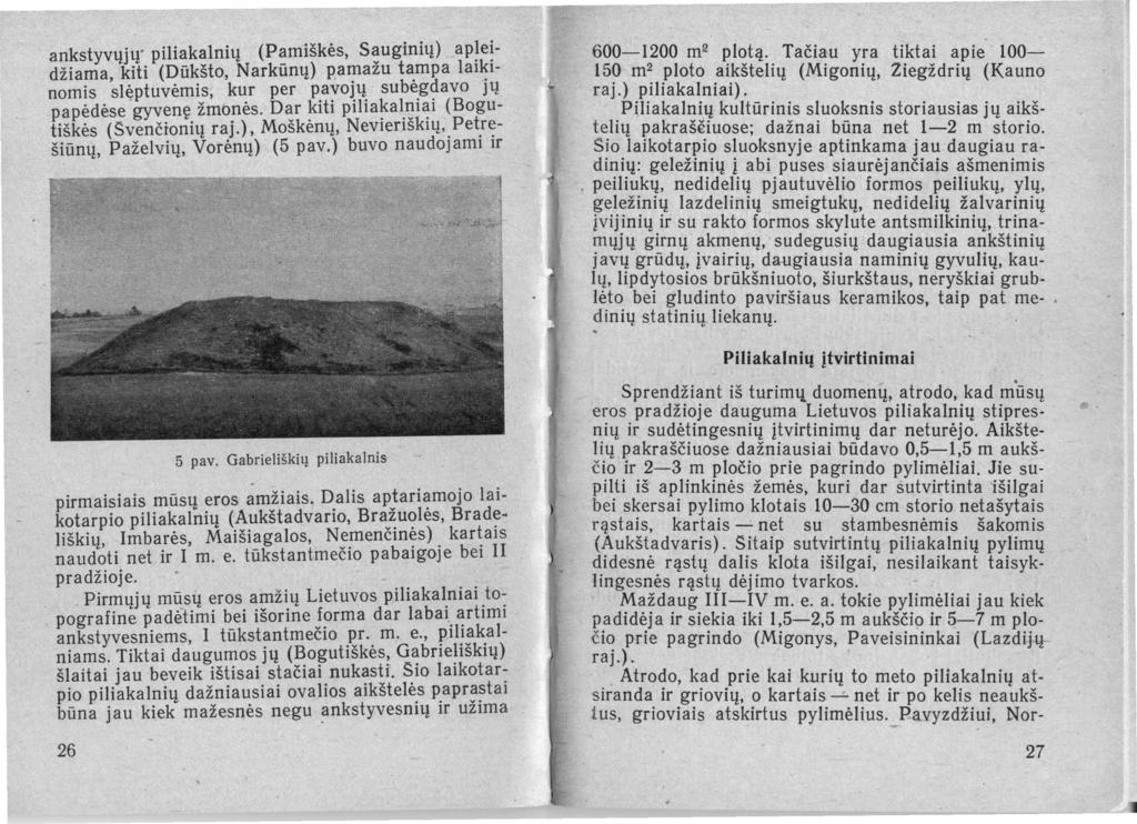 ankstyvųjų piliakalnių (Pamiškės, S~uginių) ap~e! džiama, kiti (Dūkšto, Narkūnų) pai?azu t~mpa lal~l nomis slėptuvėmis, kur per p.ayoj.ų. sube.g~avo J Ų papėdėse gyvenę žmonės. D~r ~lh plha~al.l!l~l (Bogutiškės (Svenčronių raj.