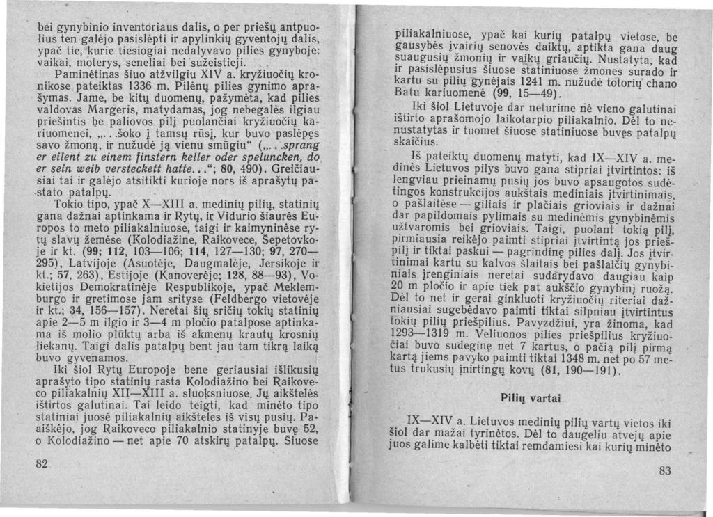 bei gynybinio inventoriaus dalis, o per prieš.
