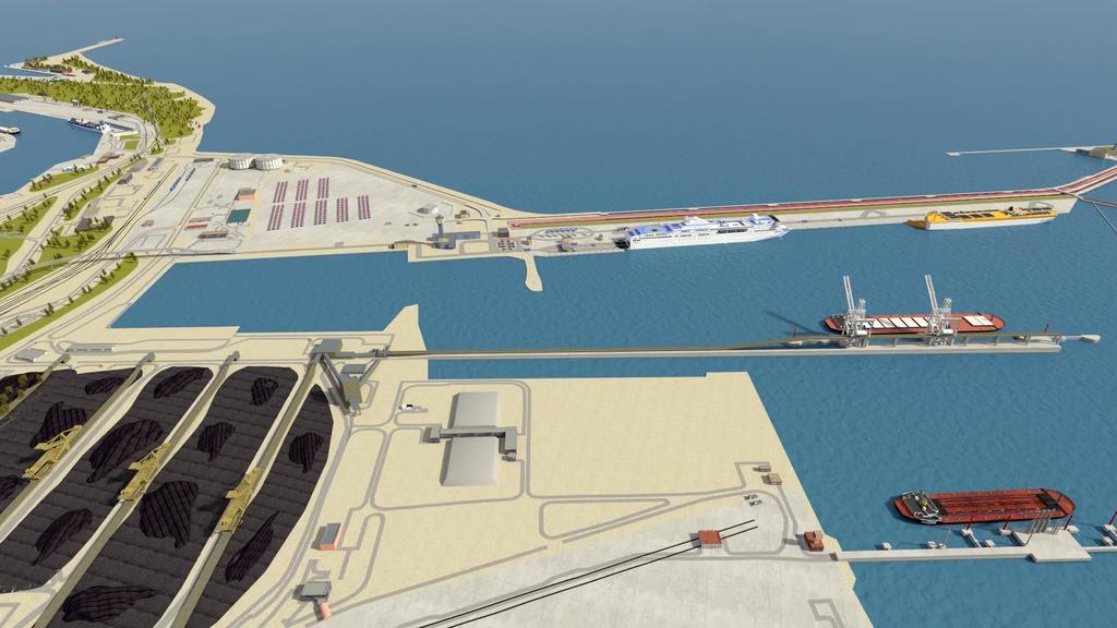 Budowa nowego Terminalu Ro-Ro 2 głębokowodne stanowiska dla