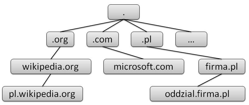 Obszar dostępny do użytkowania Domena internetowa Domena internetowa - część adresu URL wskazująca na serwer, na którym znajduje się strona WWW lub inna usługa