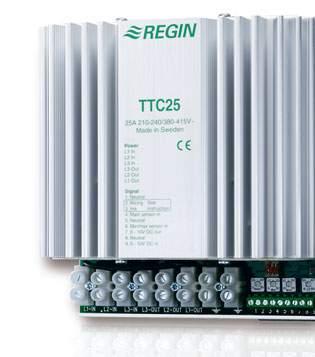 Regulator ogrzewania elektrycznego TTC 25 TTC 40 Zastosowanie Trójfazowy triakowy regulator ogrzewania elektrycznego z regulacją typu PWM.