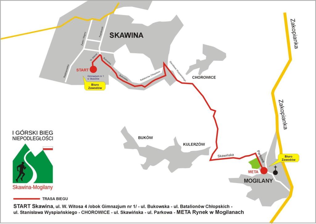 5. Trasa średnio-trudna, nawierzchnia asfaltowa 100%, różnica wzniesień 160m. 6.