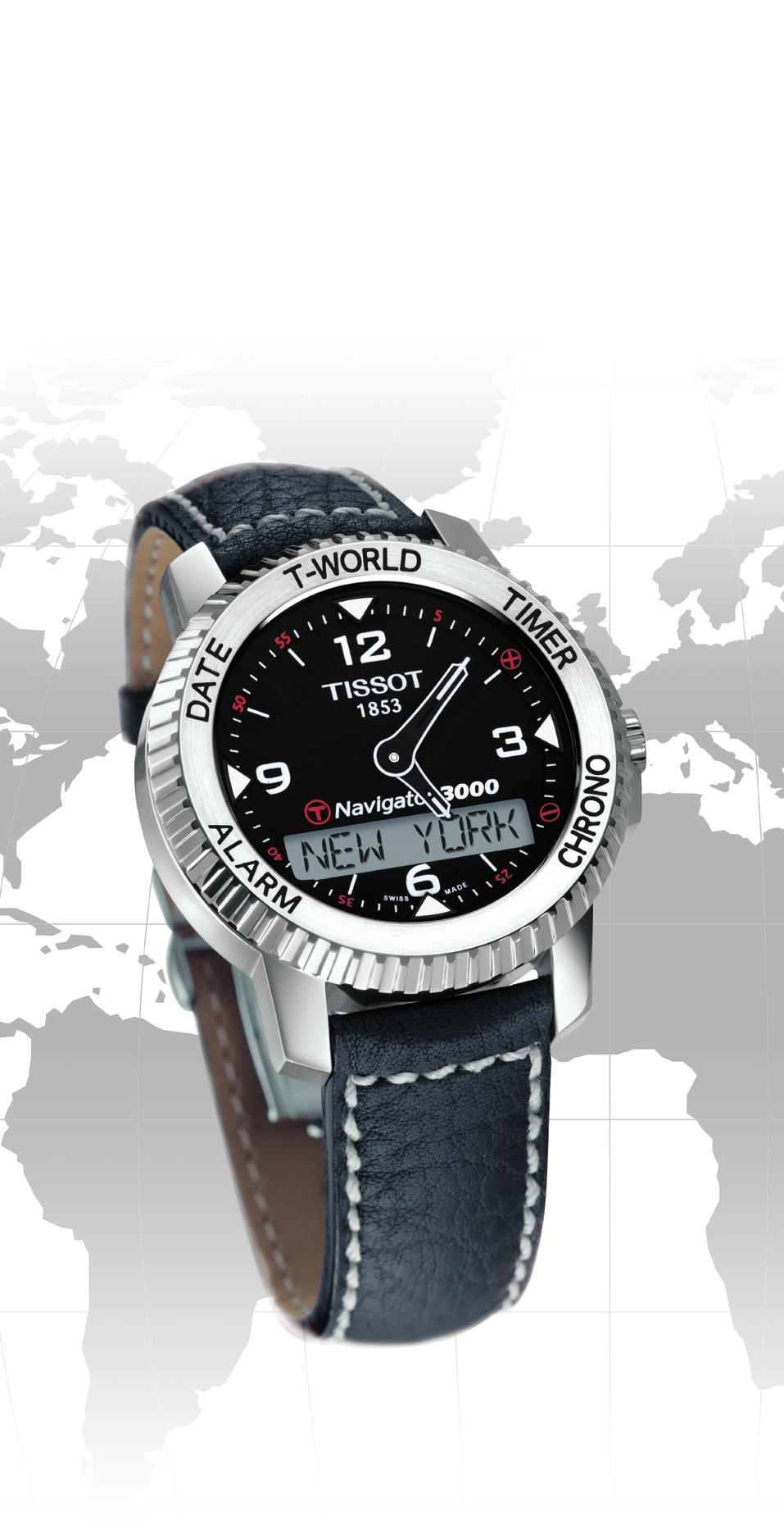 Navigator 3000 Instrukcja obsługi Gratulacje Dziękujemy Państwu za wybór zegarka marki TISSOT, jednej z najbardziej prestiżowych marek szwajcarskich na świecie.