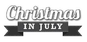 SPECIAL MYSTERY CHRISTMAS TREE GAME PLUS EXTRA DOOR PRIZES HAPPY BIRTHDAY BINGO SUNDAY JULY 30 ALL JULY S BIRTHDAYS WILL PLAY A FREE GAME JUST FOR THEM PLUS.