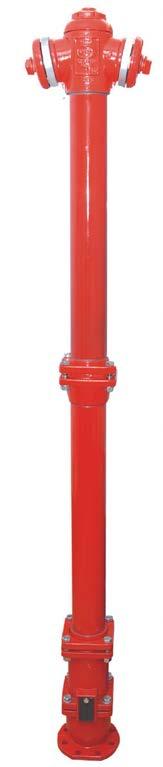 YDRANT NADZIEMNY ZABEZPIECZNY W PRZYPADKU Z AMANIA Z PDWÓJNYM ZAMKNIÊCIEM DN PN typ C (kolumna stalowa) VERGRUND YDRANT DN PN type C SECURED IN CASE IT BREAKS WIT DUBLE CLSING (steel column)