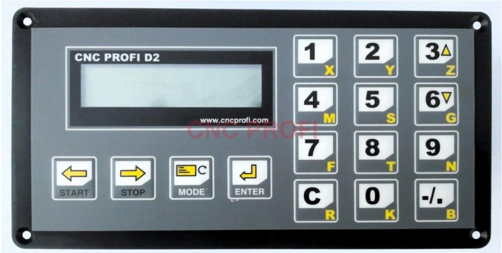 Sterownik D2 CNC 2 osiowy Sterownik został zaprojektowany i wyprodukowany przez firmę CNC PROFI z myślą o automatyzacji procesu produkcyjnych.