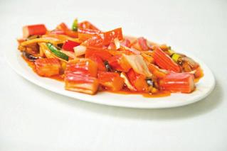 grzyby chińskie, pieczarki, pędy bambusa, biała kapusta) 200 / 400 g Crab sticks in sweet
