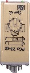 5-5s, opóźnione wyłączenie, wbudowany potencjometr Timing relay PCx - off delay,