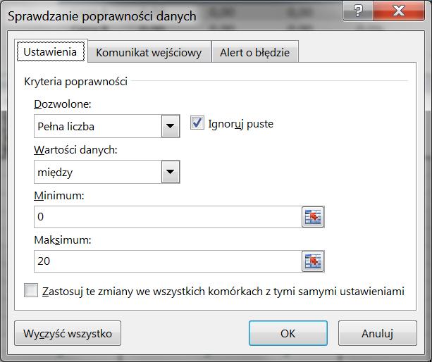 3. Pak1, Pak5 i pak10 Od 0 do 20 4. Wartość N A Formuła, wyboru ceny i rodzaju paku.