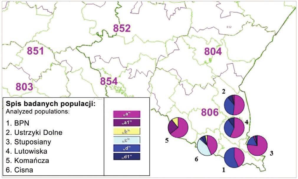 J. Gutkowska et al. / Leśne Prace Badawcze, 2017, Vol. 78 (1): 56 66 61 Tabela 4.
