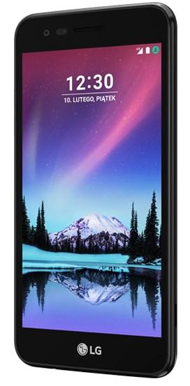 LG K4 2017 DS Zalety: łączność LTE - prędkość pobierania danych do 150 Mb/s; poręczny format; 5 - calowy wyświetlacz In-cell; system operacyjny Android 6.