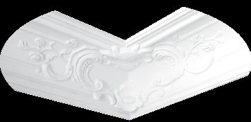 ORNAMENTED CORNIC MOULDINGS / LISTWY PRZYSUFITOWE Z ORNAMENTACJĄ ORNAMENTED CORNIC MOULDINGS / LISTWY PRZYSUFITOWE Z ORNAMENTACJĄ 8 cm 11,4 cm AA098 wymiary: 240 x 11,4 x 8