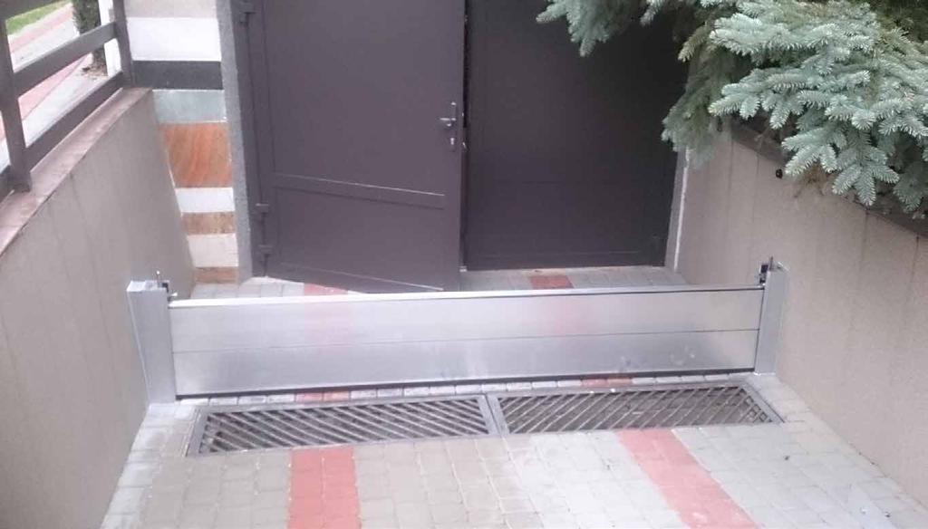 handlowej przed gwałtownymi ulewami