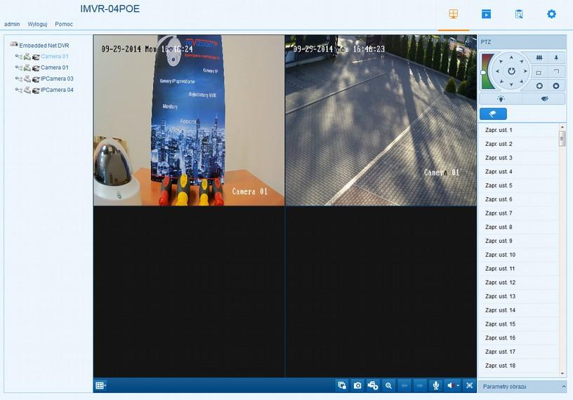 Rejestrator MAZi instrukcja obsługi wersja 1.4 18/20 podgląd przez przeglądarkę W przypadku przeglądarki Chrome wymagana jest obsługa wtyczek NPAPI.