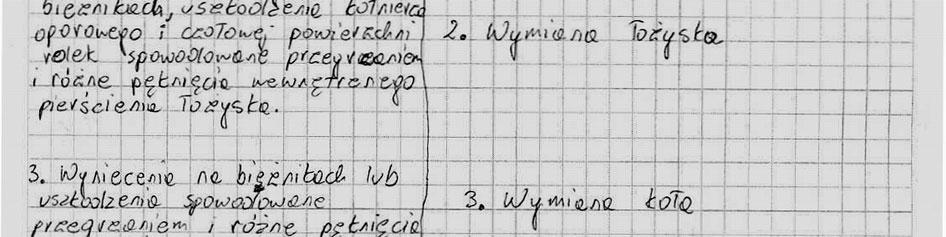 głównych ze wskazaniem metody ich