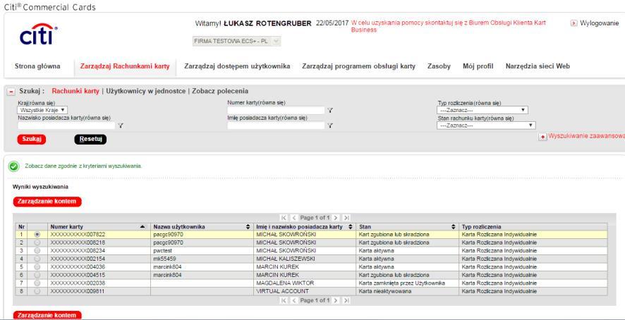 CitiManager Skrócona instrukcja obsługi dla Administratorów programu Wyświetlanie wyciągów i Wyświetlanie 4.