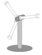 Turbina wiatrowa o pionowej osi obrotu VAWT (ang. Vertical Axis Wind Turbines). 3.