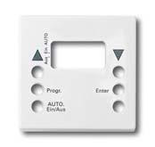 Busch-axcent Do mechanizmu zegara odliczajcego 6465 U. ObsBugiwany tylko przycisk Start/Stop. 1 ) z pier[cieniem no[nym Do wyprowadzenia przewodów.