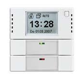 ABB i-bus KNX Przycisk 2-krotny z tygodniowym programatorem czasowym 1 ) 2 ) 3 ) Z polem opisowym.