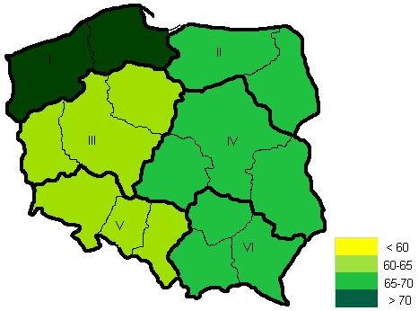 Regionalne zróżnicowanie gleb pod uprawą pszenicy