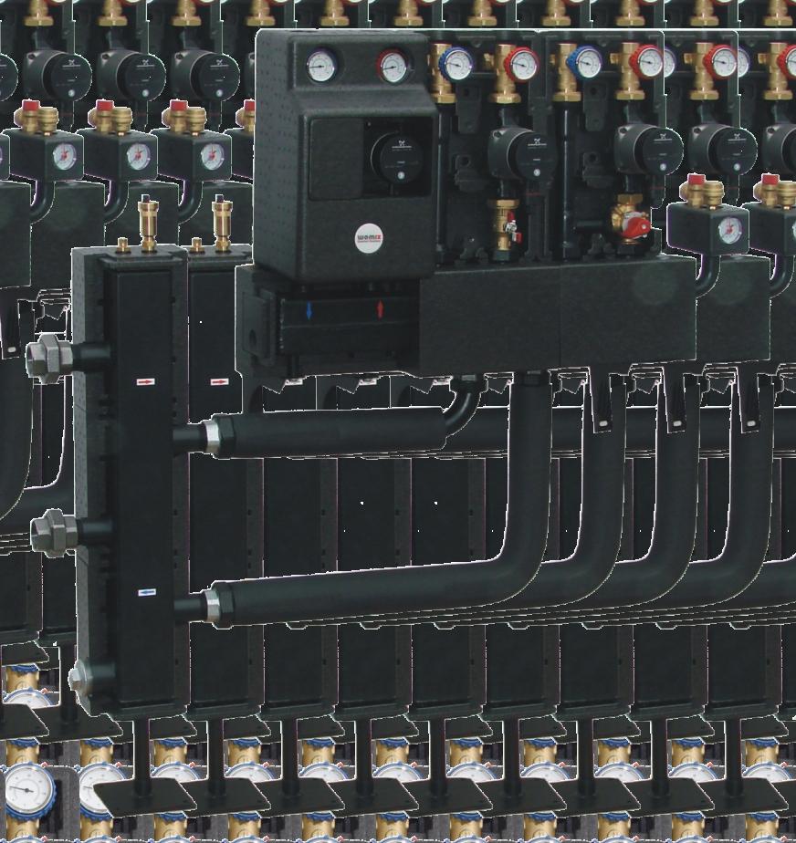 GRUPY POMPOWE DN 25 - kompletny system regulacji System do 45 kw Grupy pompowe DN 25 wyposażone w pompę