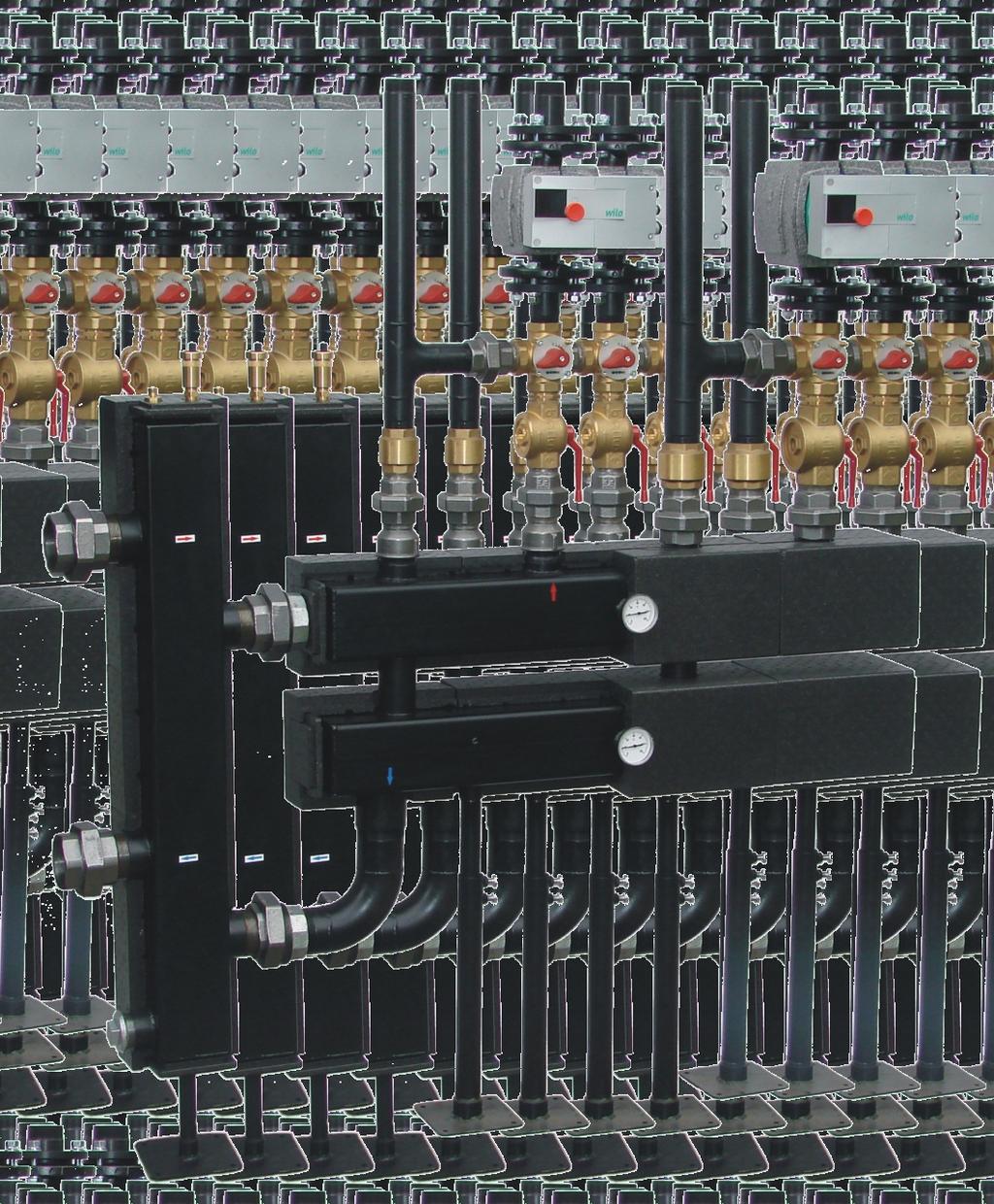 SYSTEM DN 50 - kompletny system regulacji Rozdzielacz centralnego ogrzewania C