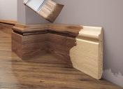 łukach ścian, kolumnach, itd. Skirting boards for wall arcs, columns etc. Плинтус, предназначенный для монтажа на закруглениях стен, колоннах и пр.