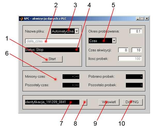 Załącznik Akwizycja danych pomiarowych ze sterownika PLC Mitsubishi - Instrukcja obsługi dedykowanej aplikacji Na potrzeby zajęć prowadzonych w Katedrze Inżynierii Systemów Sterowania została