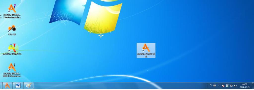 Otwórz program ArCADia START klikając na pulpicie ikonę.