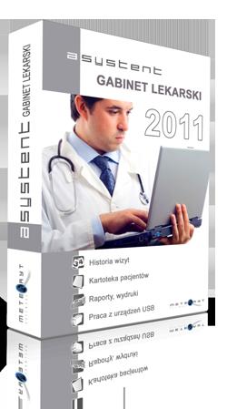 Rozdział 2 Asystent Gabinet Lekarski Asystent Gabinet Lekarski 2011 to program dla lekarzy. Jego zadaniem jest wspomaganie obsługi gabinetu lekarskiego.