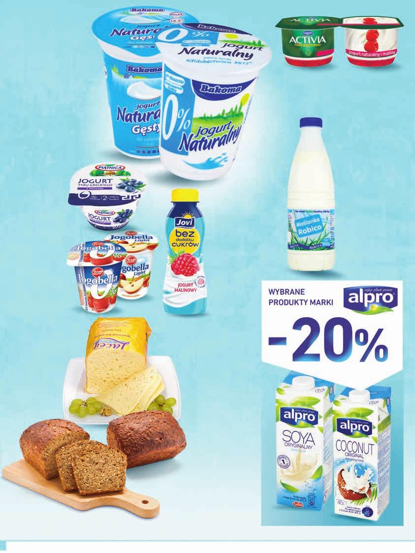 od 13% 2 59 od 2,99 Jogurt naturalny Bakoma 350-390 g od 0,66 do 0,74 zł / 100 g 1,30 zł 2 69 2-pack 3,99 Jogurt naturalny Activia
