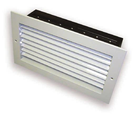ALUMINIOWA KRATKA WENTYLACYJNA Z PRZEPUSTNICĄ KSH-P AL 25 L-15/H-15 L+/H+ 0 Kratka wentylacyjna nawiewno-wywiewna Idealna do zastosowań w instalacjach nisko i średniociśnieniowych Wykonana z