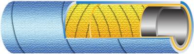 Wąż spawalniczy - tlen Welding hose - oxygen Schweissschlauch - Sauerstoff Сварочный рукав - кислород Wąż przeznaczony do przepływu tlenu przy spawaniu i cięciu metali oraz w procesach pokrewnych.