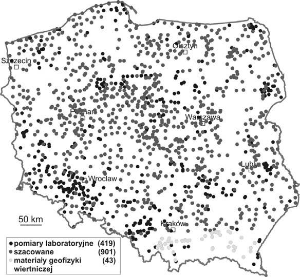 16 Jan Kryńsk 2.7. Dane o gęstośc ltosfery Państwowy Instytut Geologczny prowadz od 1945 r. ntensywne prace nad wyznaczenem rozkładu gęstośc w górnej ltosferze.