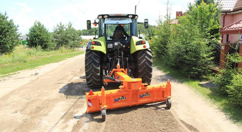 PŁUG TYLNY - NIVO 250 Pług tylny serii Nivo zaprojektowany został do zimowego utrzymania placów, dróg, parkingów oraz lekkich robót