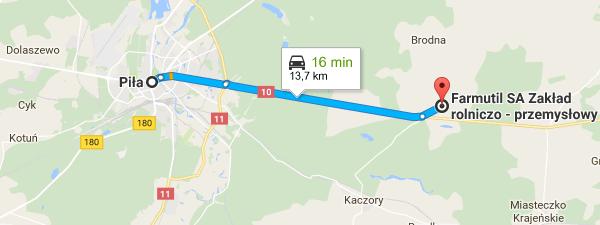 Na jaką odległość śmierdzi Farmutil w