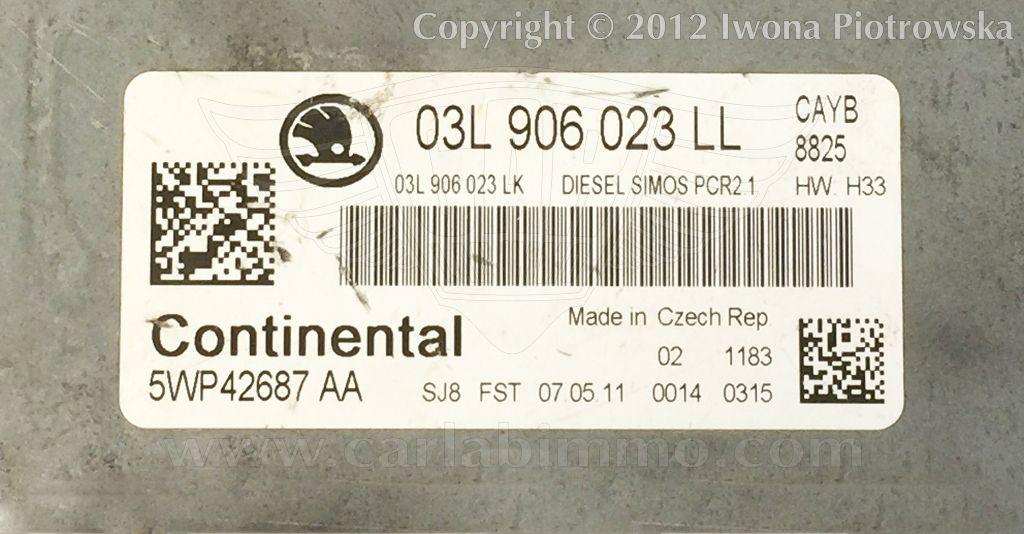 Diesel SIMOS PCR2.