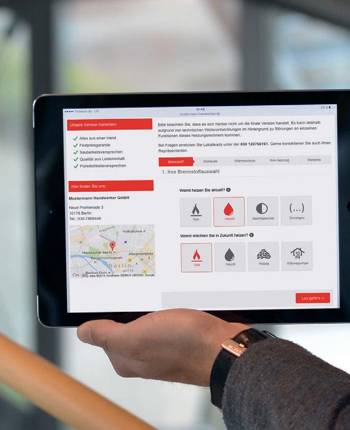 Automatyczne przedstawienie oferty Oferty trafiają do klienta w 5 minut Nowy kalkulator grzewczy firmy Viessmann wspiera swoich partnerów w konkretnych rozmowach z potencjalnymi klientami.