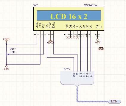 Projektowanie płytek za pomocą Altium Designer Summer 09 rysunek 96. Wybór opcji Hierarchical w oknie opcji projektu rysunek 92. schemat dołączenia wyświetlacza rysunek 93.