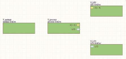 W tym celu ponownie dodajemy do projektu nowy arkusz schematu. Następnie wybieramy polecenie Design > Create Sheet Symbol From Sheet or HDL rysunek 94.
