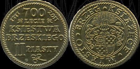 ) 8 Brzeg 700-LECIE KSIĘSTWA BRZESKIEGO 1311-2011 3 PIASTY Aw.