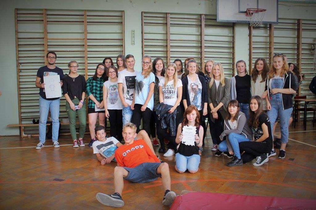 Przywitanie klas pierwszych Tradycyjnie