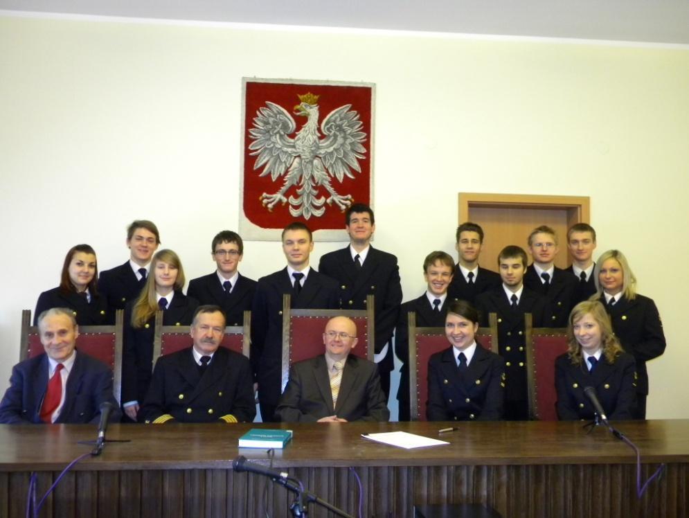 Wyprawa naukowa do Odwoławczej Izby Morskiej przy Sądzie Rejonowym w Gdańsku z siedzibą w Gdyni Dnia 16 grudnia 2010r.