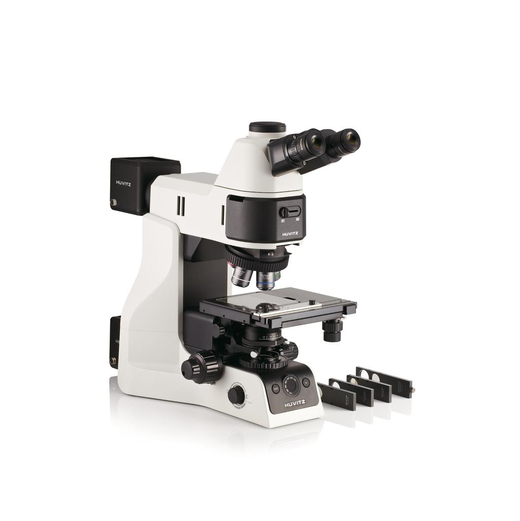 HRM-300/300M Optymalny system mikroskopowy, który udowodnił swoją elastyczność w pracach inspekcyjnych Czyste, żywe obrazy są osiągane dzięki najwyższej jakości